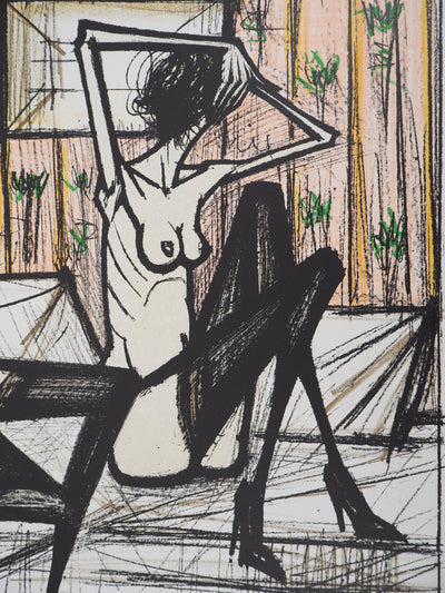 Bernard BUFFET : Amantes s'étirant, Lithographie originale (photo de détail 5) - Crédit photo : Galerie Art.Paris