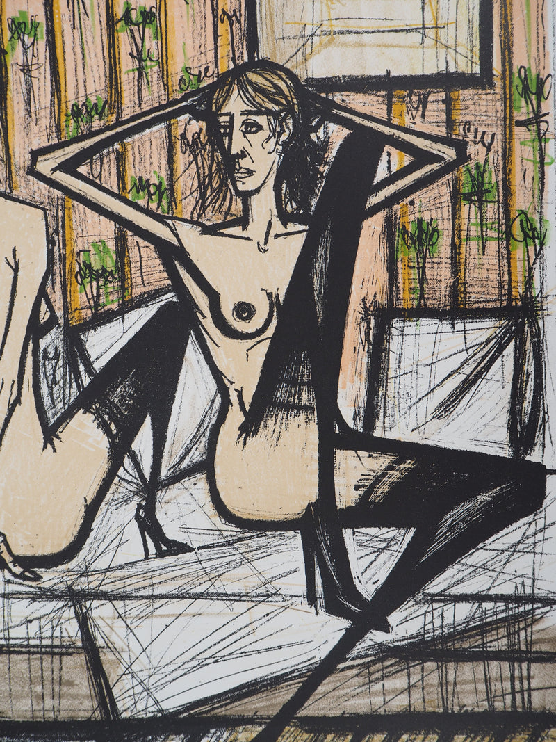 Bernard BUFFET : Amantes se regardant, Lithographie originale (photo de détail 5) - Crédit photo : Galerie Art.Paris