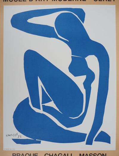 Henri MATISSE : Nu bleu gracieux, Affiche originale (photo de détail 3) - Crédit photo : Galerie Art.Paris
