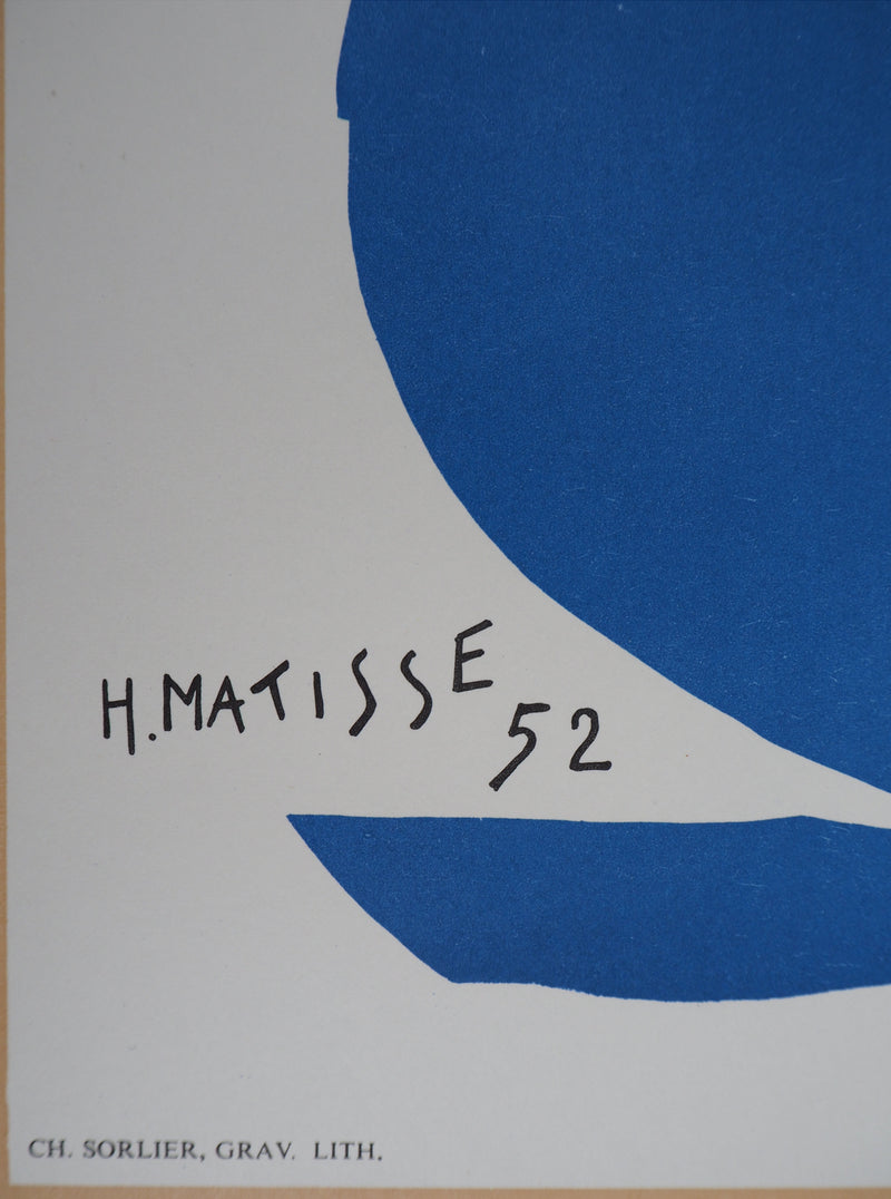 Henri MATISSE : Nu bleu gracieux, Affiche originale (photo de détail 2) - Crédit photo : Galerie Art.Paris