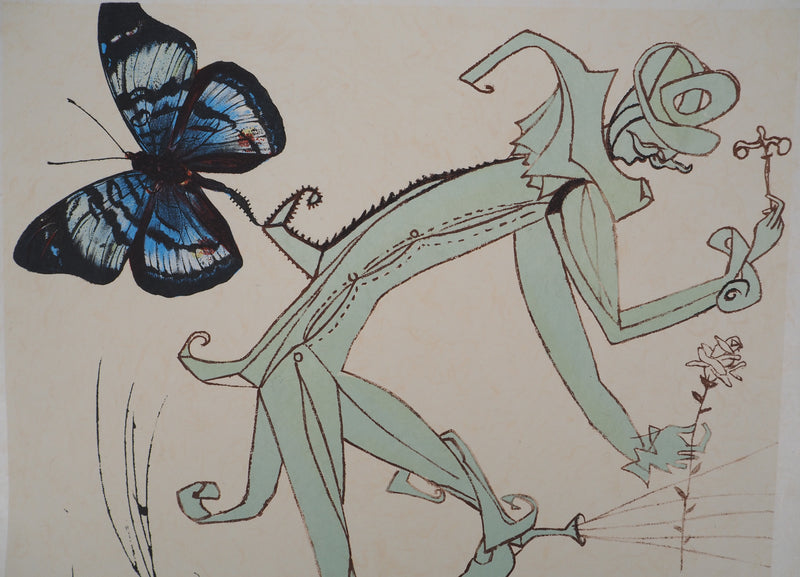 Salvador DALI : Scarab Costumes : Costume mimétique pour la couverture du New Yorker de l&