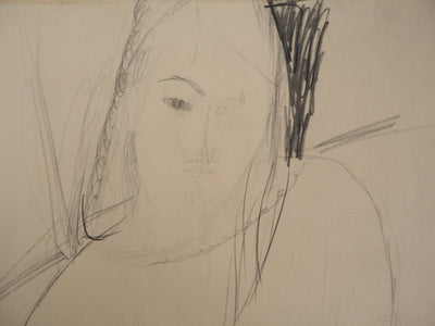Afbr Amedeo MODIGLIANI: Naked man, Lithograph, 1959