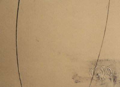 Amedeo MODIGLIANI : Jeune homme élégant, Lithographie