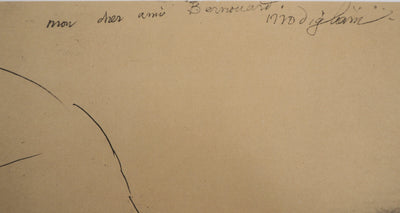 Amedeo MODIGLIANI : Jeune homme élégant, Lithographie