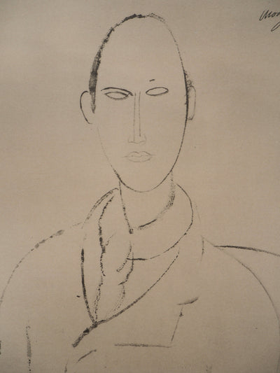 AF Amedeo MODIGLIANI: Caryatid, 1959, Signed lithograph
