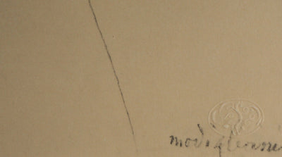 Amedeo MODIGLIANI : Nu féminin, Lithographie signée