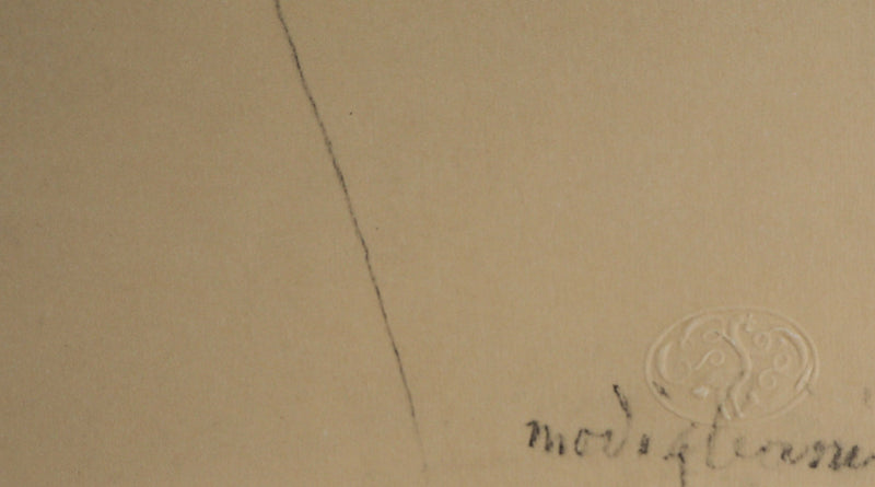 Amedeo MODIGLIANI : Nu féminin, Lithographie signée