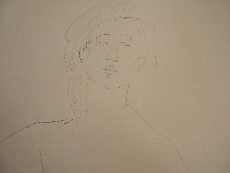 Amedeo MODIGLIANI : Nu féminin, Lithographie signée