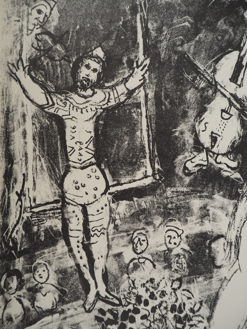 Marc CHAGALL : Cirque, La mariée mise à l&