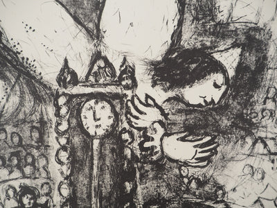 Marc CHAGALL : Cirque, Le temps suspendu, Lithographie originale (photo de détail 3) - Crédit photo : Galerie Art.Paris