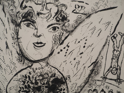 Marc CHAGALL : Cirque, L'esprit du cirque, Lithographie originale (photo de détail 4) - Crédit photo : Galerie Art.Paris