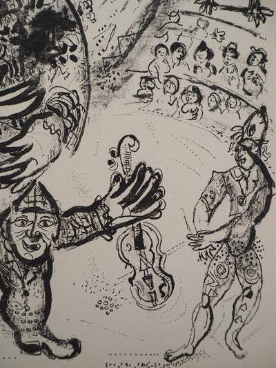 Marc CHAGALL : Cirque, L'esprit du cirque, Lithographie originale (photo de détail 6) - Crédit photo : Galerie Art.Paris