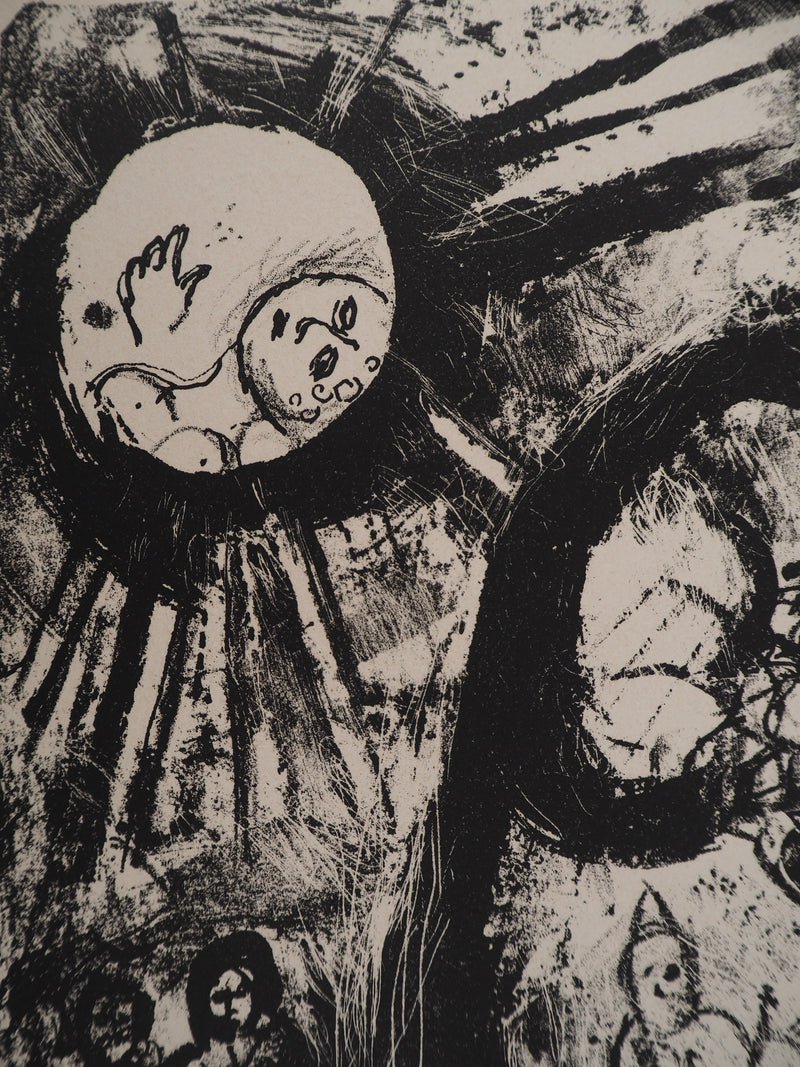 Marc CHAGALL : Cirque, Tour de piste surréaliste, Lithographie originale (photo de détail 3) - Crédit photo : Galerie Art.Paris