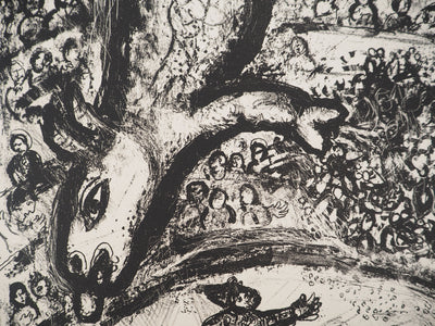 Marc CHAGALL : Cirque, Tour de piste surréaliste, Lithographie originale (photo de détail 5) - Crédit photo : Galerie Art.Paris