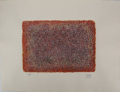 Mark TOBEY : Lueur crépusculaire, Sérigraphie originale (vue générale) - Crédit photo : Galerie Art.Paris