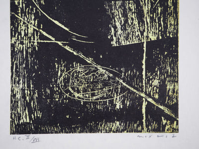 Max ERNST : L'alchimiste, Nicolas Flamel, Lithographie originale (photo de détail 6) - Crédit photo : Galerie Art.Paris