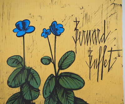 Bernard BUFFET : Les Primevères, Lithographie originale (photo de détail 7) - Crédit photo : Galerie Art.Paris