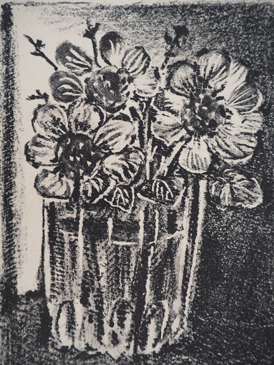 Pablo PICASSO : Hommage à Cézanne : Pomme et verre à pied, Lithographie originale (photo de détail 4) - Crédit photo : Galerie Art.Paris