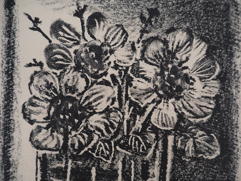 Pablo PICASSO : Hommage à Cézanne : Pomme et verre à pied, Lithographie originale (photo de détail 6) - Crédit photo : Galerie Art.Paris