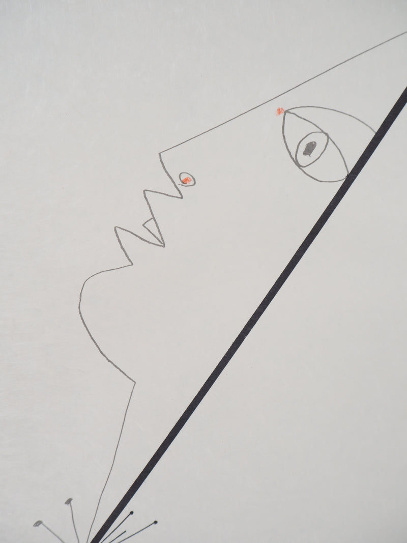 Raymond MORETTI : Les amoureux, Lithographie originale (photo de détail 7) - Crédit photo : Galerie Art.Paris