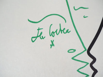 Raymond MORETTI : Le baiser, Lithographie originale (photo de détail 5) - Crédit photo : Galerie Art.Paris