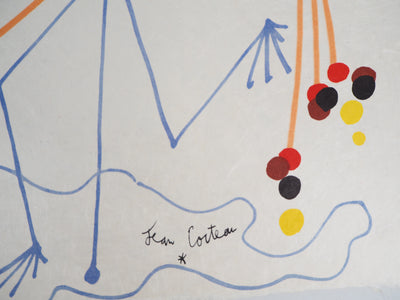 Raymond MORETTI : Nouvelles de l'étranger, Lithographie originale (photo de détail 4) - Crédit photo : Galerie Art.Paris