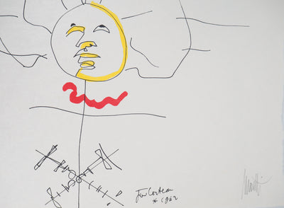 Raymond MORETTI : Journée d'été, Lithographie originale (photo de détail 2) - Crédit photo : Galerie Art.Paris