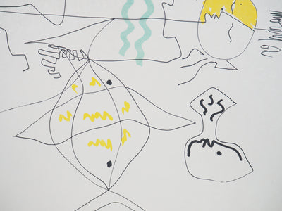 Raymond MORETTI : Journée d'été, Lithographie originale (photo de détail 5) - Crédit photo : Galerie Art.Paris