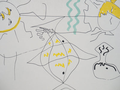 Raymond MORETTI : Journée d'été, Lithographie originale (photo de détail 7) - Crédit photo : Galerie Art.Paris