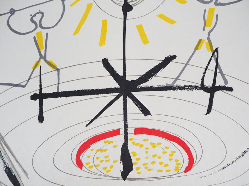 Raymond MORETTI : Les danseuses, Lithographie originale (photo de détail 4) - Crédit photo : Galerie Art.Paris