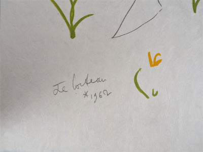 Raymond MORETTI : Rencontre amoureuse, Lithographie originale (photo de détail 2) - Crédit photo : Galerie Art.Paris