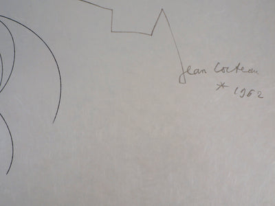 Raymond MORETTI : La rencontre des deux esprits, Lithographie originale (photo de détail 6) - Crédit photo : Galerie Art.Paris