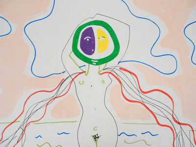 Raymond MORETTI : La naissance de Vénus, Lithographie originale (photo de détail 9) - Crédit photo : Galerie Art.Paris