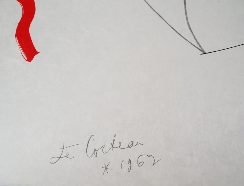 Raymond MORETTI : Les amants, Lithographie originale (photo de détail 3) - Crédit photo : Galerie Art.Paris