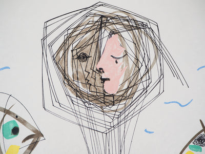 Raymond MORETTI : La Terre et le Soleil, Lithographie originale (photo de détail 7) - Crédit photo : Galerie Art.Paris