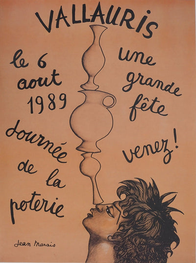 Jean MARAIS : Journée de la poterie, Affiche originale (photo de détail 3) - Crédit photo : Galerie Art.Paris