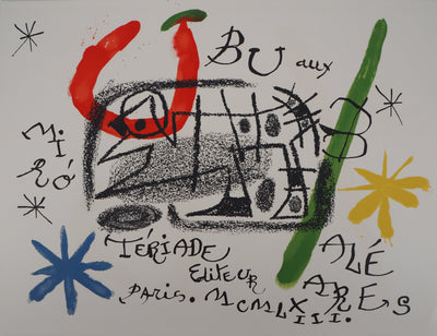 Joan MIRO : Ubu aux Baléares, Lithographie originale (vue générale) - Crédit photo : Galerie Art.Paris