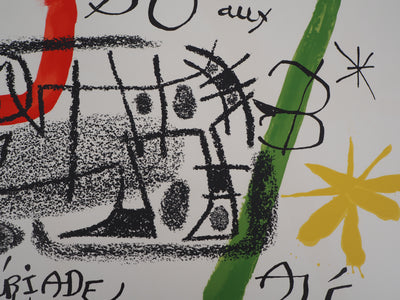 Joan MIRO : Ubu aux Baléares, Lithographie originale (photo de détail 4) - Crédit photo : Galerie Art.Paris