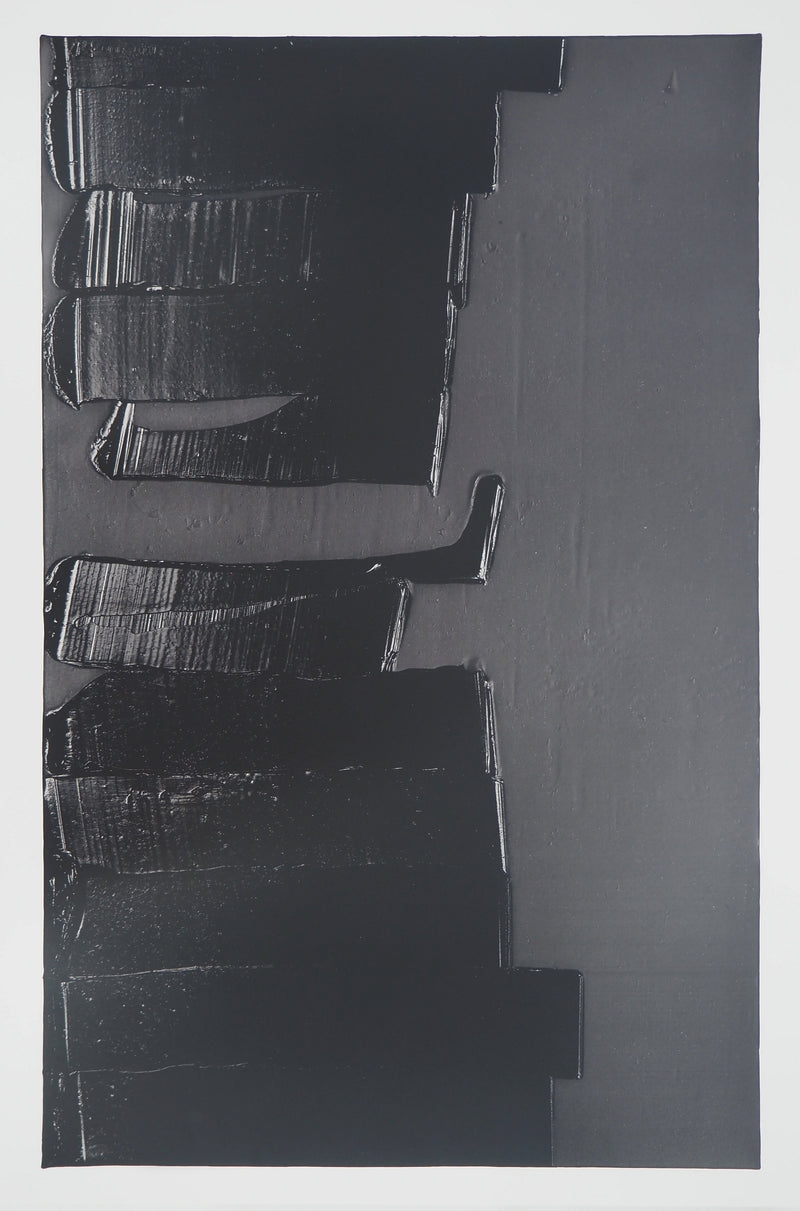 Pierre SOULAGES : Gouache sur papie, Affiche originale (vue générale) - Crédit photo : Galerie Art.Paris