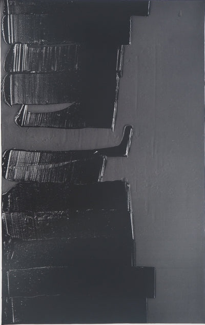 Pierre SOULAGES : Gouache sur papie, Affiche originale (photo de détail 2) - Crédit photo : Galerie Art.Paris