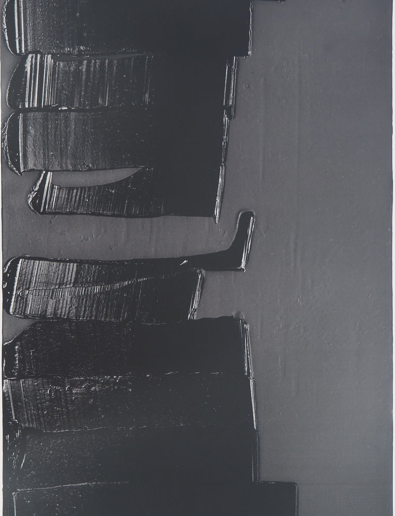 Pierre SOULAGES : Gouache sur papie, Affiche originale (photo de détail 3) - Crédit photo : Galerie Art.Paris