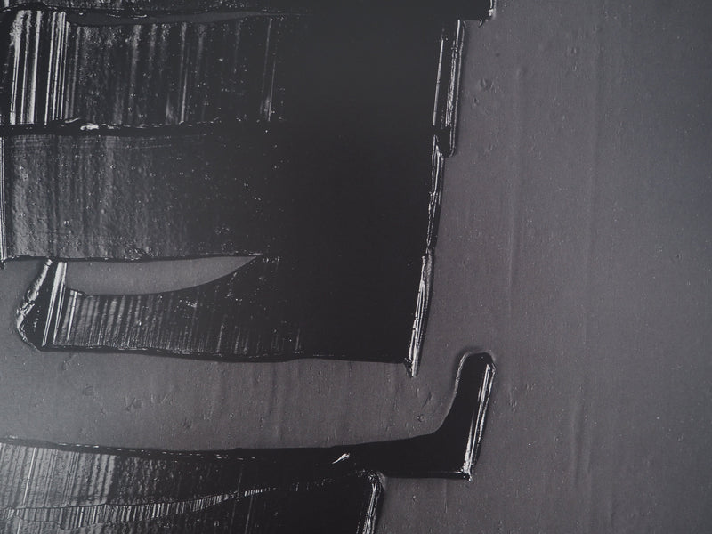 Pierre SOULAGES : Gouache sur papie, Affiche originale (photo de détail 5) - Crédit photo : Galerie Art.Paris