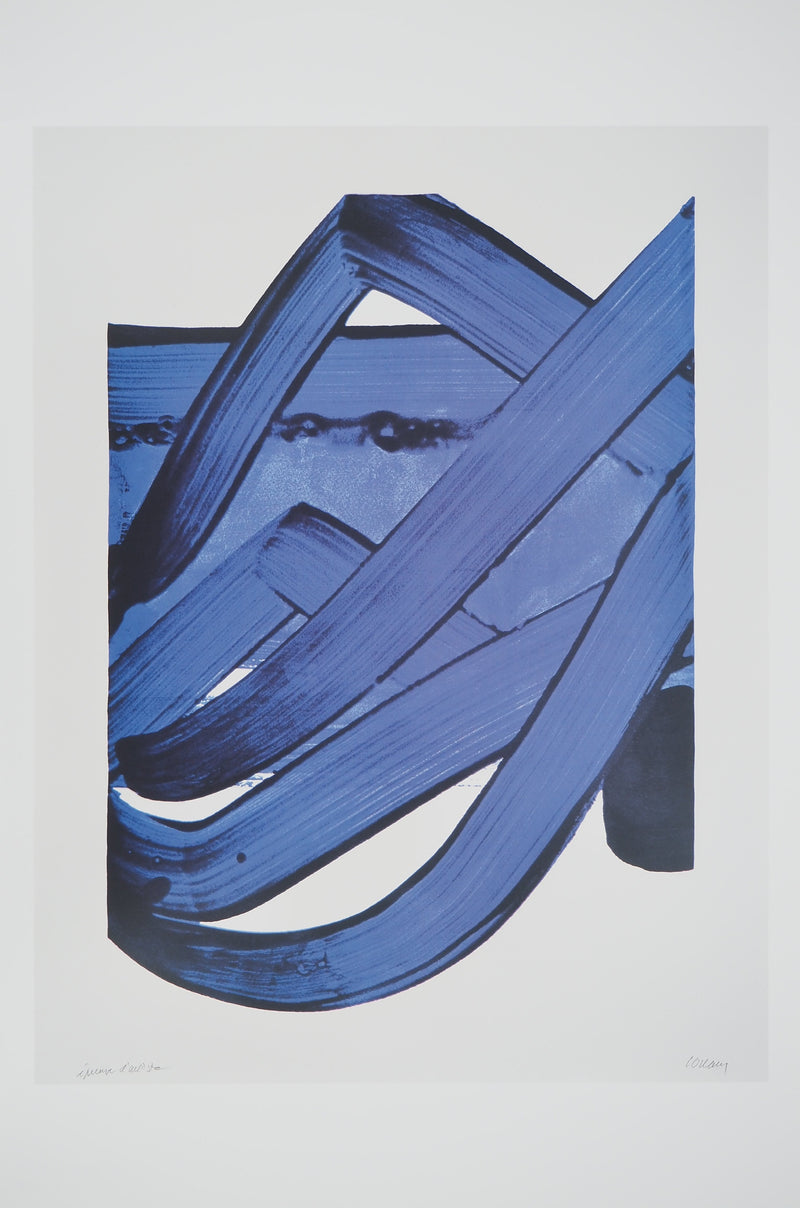 Pierre SOULAGES : Sérigraphie 18, Affiche originale (vue générale) - Crédit photo : Galerie Art.Paris