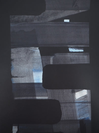 Pierre SOULAGES : Gouache sur papie, Affiche originale (photo de détail 4) - Crédit photo : Galerie Art.Paris