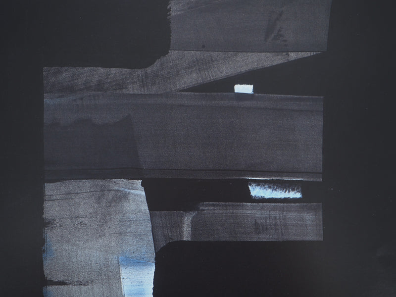 Pierre SOULAGES : Gouache sur papie, Affiche originale (photo de détail 5) - Crédit photo : Galerie Art.Paris