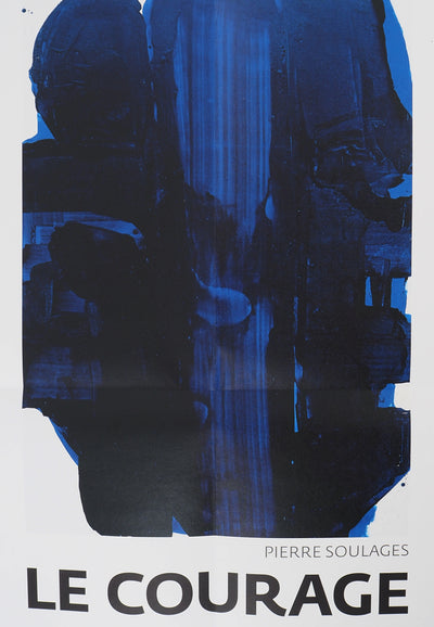 Pierre SOULAGES : Peinture 30 novembr, Affiche originale (photo de détail 2) - Crédit photo : Galerie Art.Paris