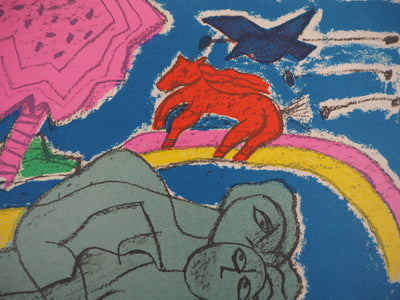 Guillaume CORNEILLE : Les amants, Lithographie originale (photo de détail 5) - Crédit photo : Galerie Art.Paris