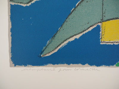 Guillaume CORNEILLE : Les amants, Lithographie originale (photo de détail 6) - Crédit photo : Galerie Art.Paris