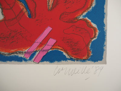 Guillaume CORNEILLE : Les amants, Lithographie originale (photo de détail 2) - Crédit photo : Galerie Art.Paris