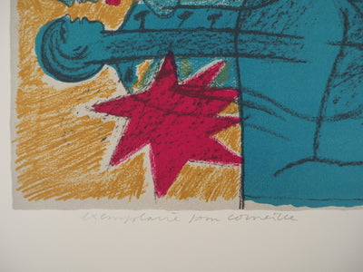 Guillaume CORNEILLE : Musique de l'amour, Lithographie originale (photo de détail 5) - Crédit photo : Galerie Art.Paris